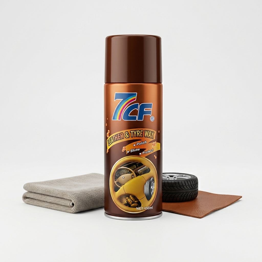 7CF Leather & Tyre Wax 450ml