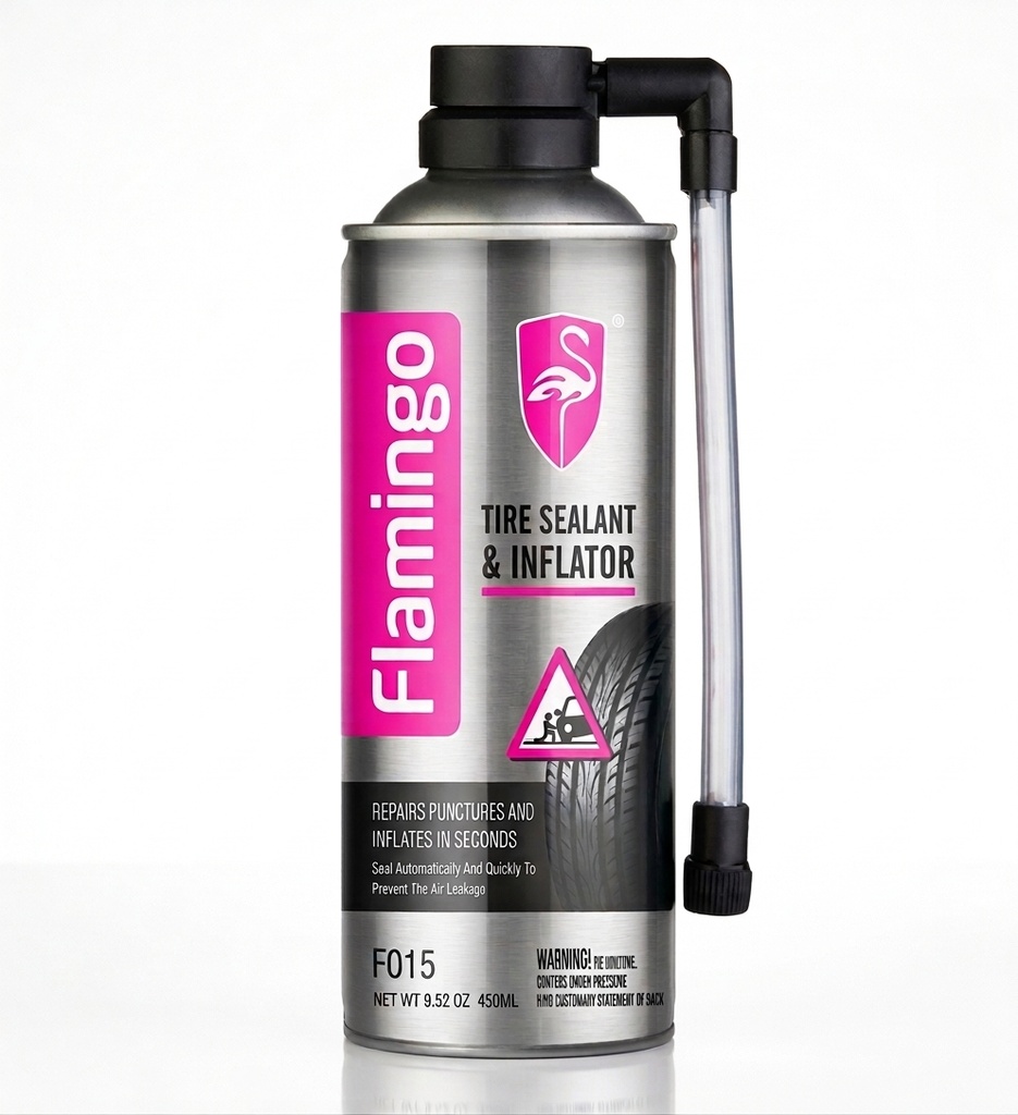 Flamingo Tyre Sealant & Inflator (450ml)